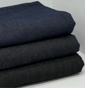 Original Raw Denim Fabric Unwashed Bamboo Fiber/Acrylic Stretch Twill Plain for Jeans