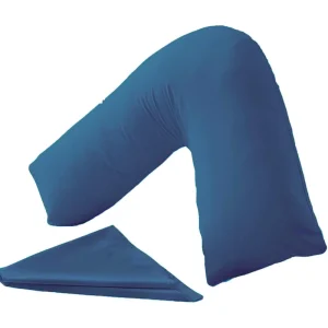 Orthopaedic V Pillow with Pillowcase V Shaped Pillows for Neck & Back Ideal for Pregnancy Recovery Post Surgery Support Pillow