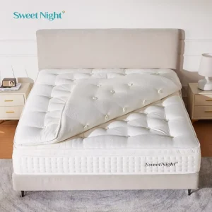 Orthopedic Hybrid Mattress Pillow Top Memory Foam King Size Bedroom Mattress with Pocket Spring 30cm Thick 15 Year Warranty