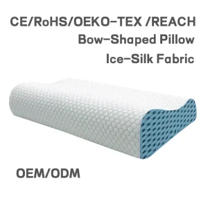 Orthopedic Memory Foam Antibacterial Breathable Eco Friendly Bed Pillow Cervical Contour Support Neck Pain Relief Soft Ergonomic