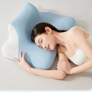 Orthopedic Memory Foam Reading Bed Rest Pillow with Washable Cover for Comfortable Sleeping Experience