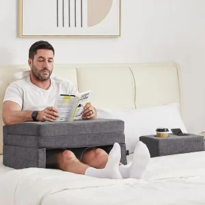 Orthopedic Reading Pillow Arm Rest Pillow Custom Memory Foam Lap Desk Gaming Pillow in Bed