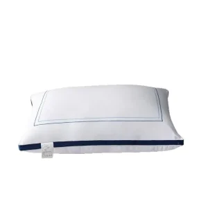 Orthopedic Rectangular Hotel Pillow for Cervical Spine Support Soft Antistatic High Rebound Filling Home Bed