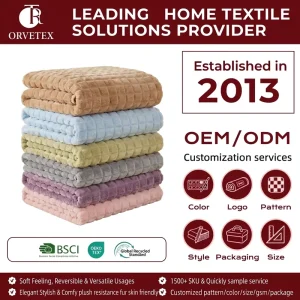 Orvetex Lightweight Flannel Blankets Ultra Soft Blankets Plush Comfortable Blankets and Sofa Blankets
