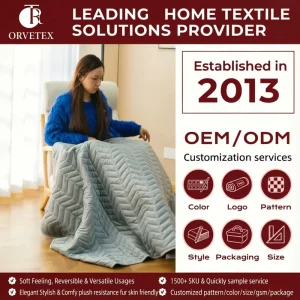 Orvetex Sofa Bed with a Lightweight Breathable and Soft Design Made of Flannel Blanket Decorative Blanket