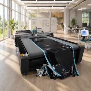 Oscillating Knife CNC Cutting Machine PVC Leather Multilayer Car Floor Mat Carbon Fiber Cutting Machine
