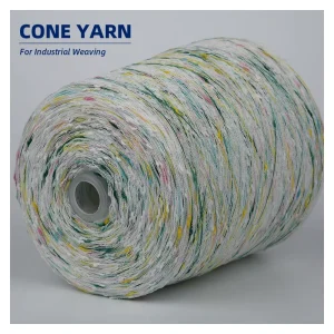 Ou Xing Chinese Knot Fancy Twister Yarn 100% Polyester 11.5NM Dye Infused for Creative Textile Design Model OX 040