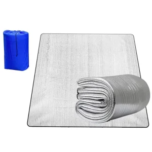 Outdoor Camping Mat Foam Foil Blanket Aluminum Insulation Foam Foil Mat Sleeping Pad Thermal Outdoor Footprint Reflecting Mat