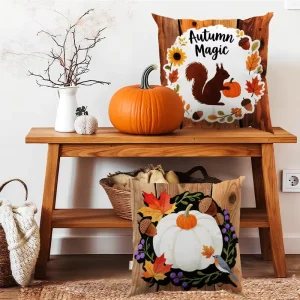 Outdoor Chair Cushions High Back Modern Linen Plush 45x45cm Pillow Cushion Case for Sofa