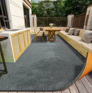 Outdoor Courtyard Floor Mat Balcony Green Thickened Waterproof Sunscreen Non slip Wear resistant Large Area Cuttable Carpet
