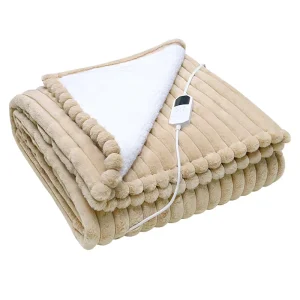 Outdoor Electric Heating Blanket Timer Power Off Adjustable Temperature 130x160cm Synthetic Fiber 130W