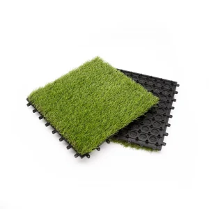 Outdoor Garden Artificial Grass Tiles & Carpet Eco friendly Durable High Quality Artificial Turf Roll with Customizable Size