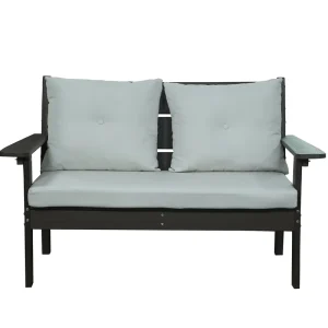Outdoor HDPE Deep Seating With Cushion and Pillow