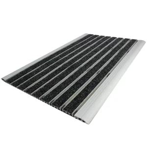 Outdoor Hotel Neoprene Aluminium Entry Doormat Anti-slip Rubber Door Mat