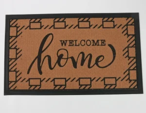 Outdoor Non-Slip Entrance Rubber Doormat Washable Home Office Welcome Floor Mat