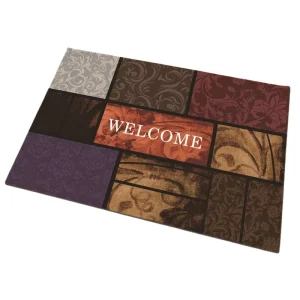 Outdoor Non Slip Natural Rubber Black Door Mat Carpet Pet Outdoor Door Mat