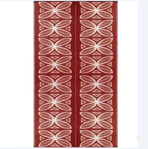 Outdoor Patio Mat Botanical Mold Mildew Resistant Picnics Cookouts Camping