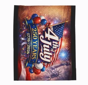 Outdoor Picnic Warm Accessory America Commemoration Blanket Country Symbol Printed Flannel Blanket