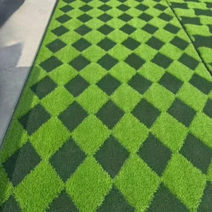 Outdoor Playground Synthetic Carpet Natural Turf Garden Landscaping Artificial Pattern Grass