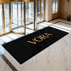Outdoor Printed Entrance Personalized Business Doormat Carpet Nylon Rubber Rug Custom Logo Floor Mats