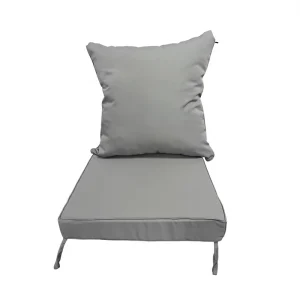 Outdoor Seat Cushion Set 100% Polyester Waterproof High Density Foam Removable Washable Patio Furniture Replacement Seating