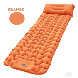 Outdoor Sleeping Pad Inflatable Ultralight Air Mattress Cushion Bed With Pillows for Camping Hiking Trekking