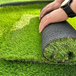 Outdoor Sports Field Synthetic Turf Mat PP PE Faux Grass Carpet Lawn Landscape Sports Playgrounds Good Elasticity