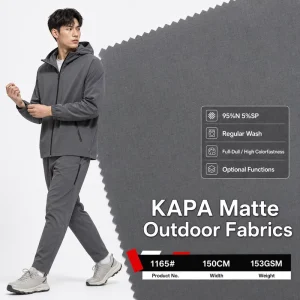 Outdoor Sports Pants and Performance Jackets 4 Way Stretch Polyester Spandex Film Laminated Waterproof Technical Fabric