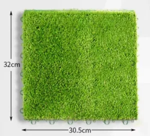 Outdoor Synthetic Green Turf Artificial Grass Tile Lawn Grass Carpet Garden Landscaping