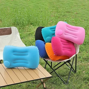 Outdoor Travel Square Back Cushion for Camping Portable Inflatable Sleeping Pillow Funny Swimming Pool Neck Pillow