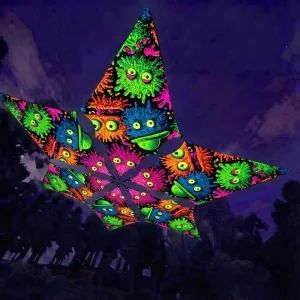 Outdoor UV Canopy Decoration for Psytrance Party Favors Durable Diamond Tapestry UV Shade Sails