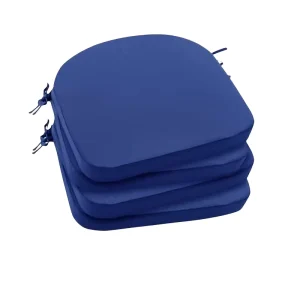 Outdoor Waterproof U Shaped Cushion Rattan Chair High Density Sponge Pad Soft Bag Curved Seat Cushion All Season Lumbar Pillows