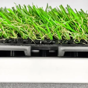 Outdoor Wedding Wall Decoration Rubber Plastic Interlocking Artificial Grass Carpet Tiles Waterproof Eco-Friendly Turf