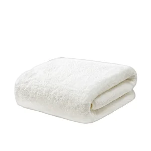 Oversized 70-140cm Pure Cotton Quick Bath Towels White for Home Spa Hotel Use Adult Size