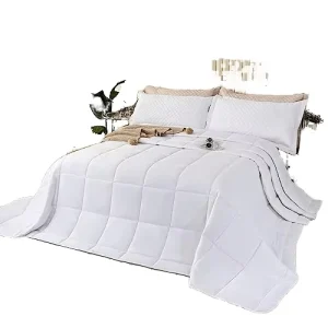Oversized California King Comforter Set 120×120 3 Piece Lightweight Reversible All Season 8 Corner Tabs