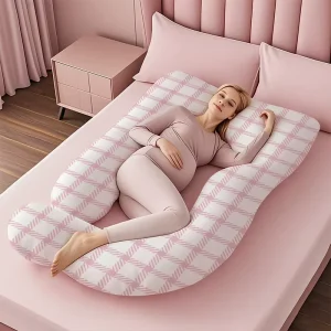 Oversized Portable U Shape Anti Bacteria Customizable Massage Pillow for Pregnant Women Body Support Comfortable Sleep Pregnancy