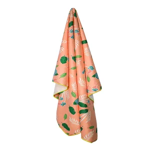 Oversized Print Beach Towel Extra Big Size Super Absorbent Skin Friendly Bath Towel Lightweight Foldable Beach Blanket
