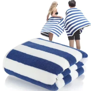 Oversized Striped Resort Beach Towel
