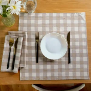 Oxford Cotton Table Napkin Cloth Napkins Brown Blue Snow Cloth Napkins Happy Napkins Table Runner and Napkins Christmas
