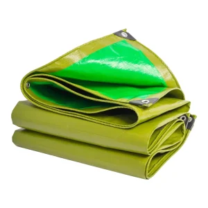 PE Tarpaulin Truck Tarp Eco Friendly Ripstop Green Agriculture Tarp Waterproof Wrinkle Resistant Anti UV Woven Technics