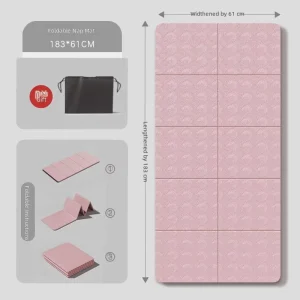 PE Yoga Mat for Women Shock absorbing Silent Anti slip Floor Mat Home Use Thickened for Exercise Dance and Fitness