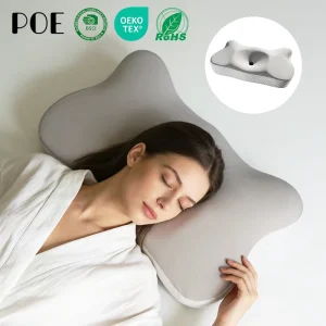 POE Modern Orthopedic Insomnia Contour Neck Pillow Breathable Medical Therapeutic Ergonomic Memory Foam Cushion