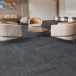 PP Jacquard Commercial Office Carpet Tiles Luxury Hotel Carpet PVC Floor square Carpet 50×50 25×100