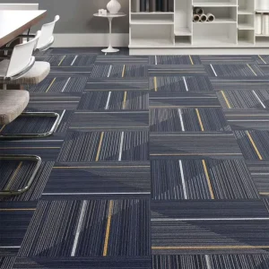 PP Surface Floor Carpet Tiles Commercial Hotel Living Room Office Tiles Carpet 50*50cm