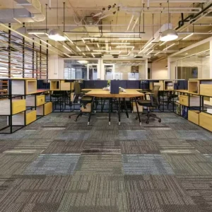 PP and Nylon Carpet Tiles 50×50 Commercial Office Modular PE Backing Carpet Tiles for Commercial Office