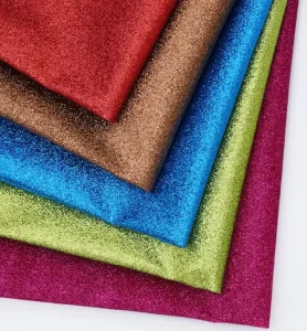 PU Fine Glitter Glitter Eco-Friendly Artificial Leather Leather Fabric Carpet Stage Setting Shoe Material Decorative