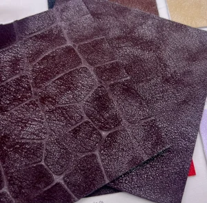 PU Leather Fabric for Sofa Upholstery Handbag Waterproof Durable Synthetic Leather