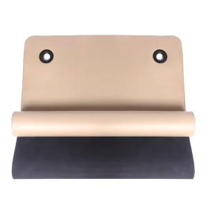 PU Natural Rubber Hanging Fitness Exercise Mat with Reinforced Holes Eco Friendly Yoga Mat with Color Printing
