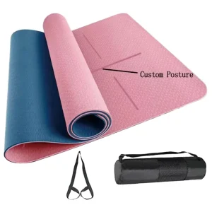 PU Natural Rubber Yoga Mat High Quality Fitness Style Customizable Logo Undertake OEM High Elastic Easy to Clean