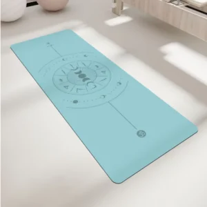 PU Rubber Yoga Mat Shock Absorbing Non Slip Yoga Mat